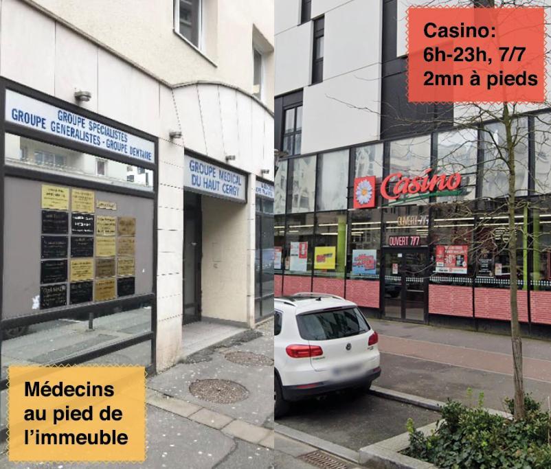 Studio 30M2 - Au Pied De La Gare - Parking سيرُجي المظهر الخارجي الصورة